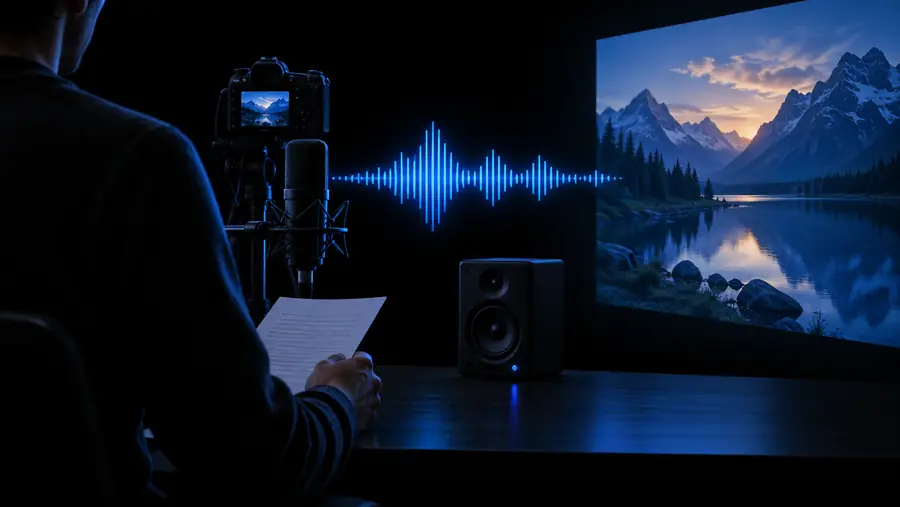 Illustrative visual for a voice-over project